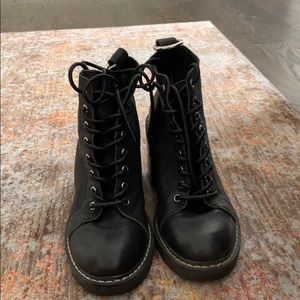 Dolce vita heeled moto boots